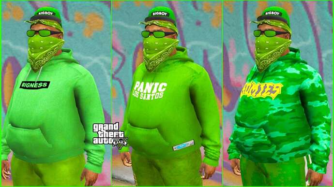 GTA 5 - Green Gang Fat Ped Mod for FiveMSingleplayer (1)