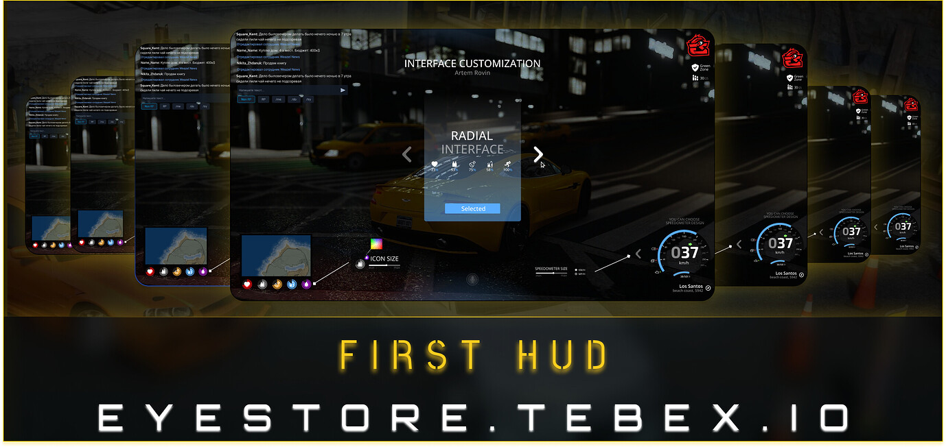 [PAID] First Hud Fivem Advanced Hud - FiveM Releases - Cfx Forum