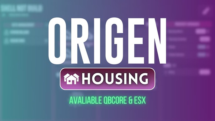 Origen Housing - QBCore, ESX & Custom Thumbnail