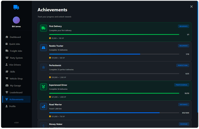 [PAID] Ultimate Trucker Simulator - FiveM Script | ESX & QBCore | Party System + NPC Drivers thumbnail 18
