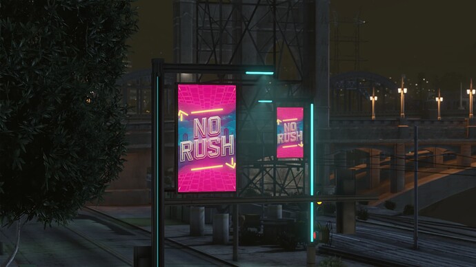 Dynamic Street Poles w/ Customizable Banners & 12+ LED Colors thumbnail 3