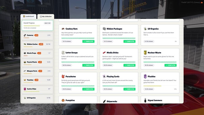 🔍 Collectables: 1100+ Items, Stickerbook UI & Leaderboards thumbnail 9