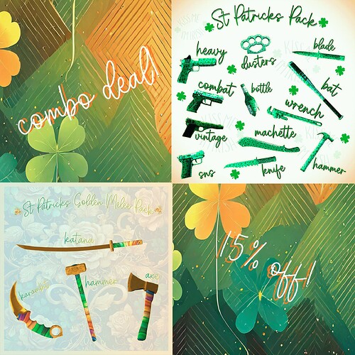 St Patricks Weapons Packs! thumbnail 3