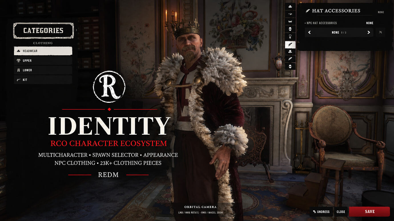 [RCO] Identity | NPC Clothing | Spawnselector | Multicharacter ...