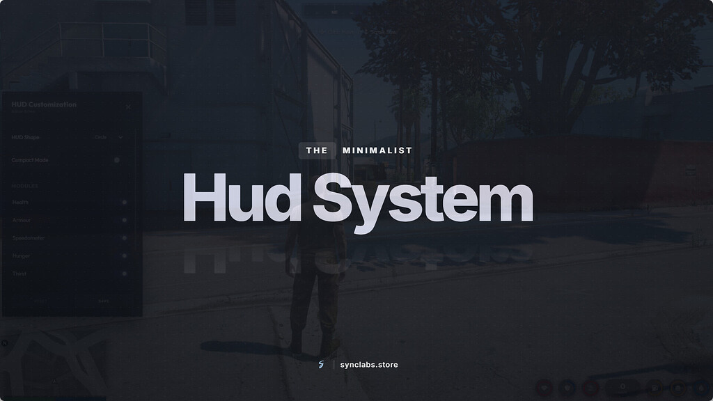 [ESX, QB] sHud - The Minimalist Hud - FiveM Releases - Cfx Forum