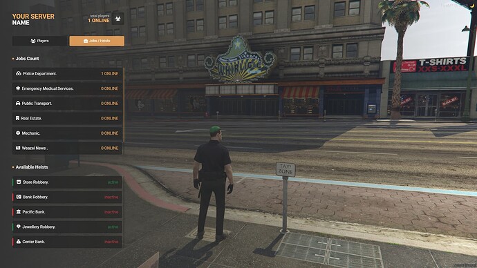 Scoreboard Script - Advanced scoreboard with job counts and heists thumbnail 2