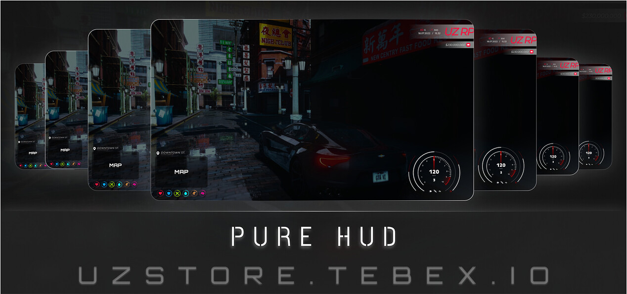 [Free] [QB/ESX] Pure Hud (Fivem UZ Scripts) - FiveM Releases - Cfx.re ...