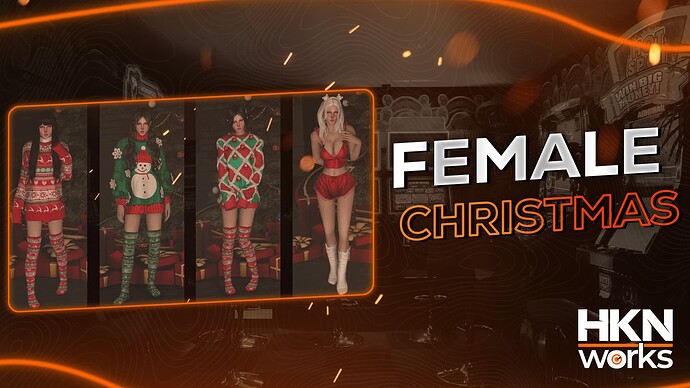 [Clothing/Paid] 🎄 HKN Female Christmas  Pack thumbnail 2