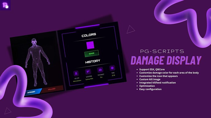 damage display