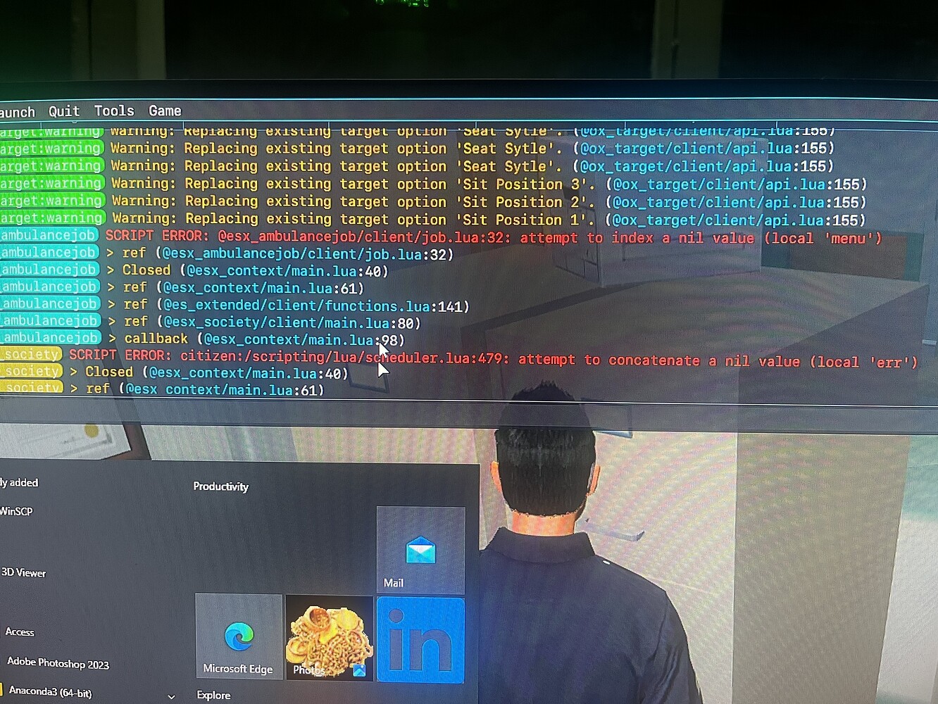 Fivem ESX error - ES/ESX - Cfx Forum