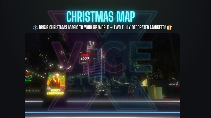 Paid | christmas map 2025/26 ( vicex studios ) Thumbnail