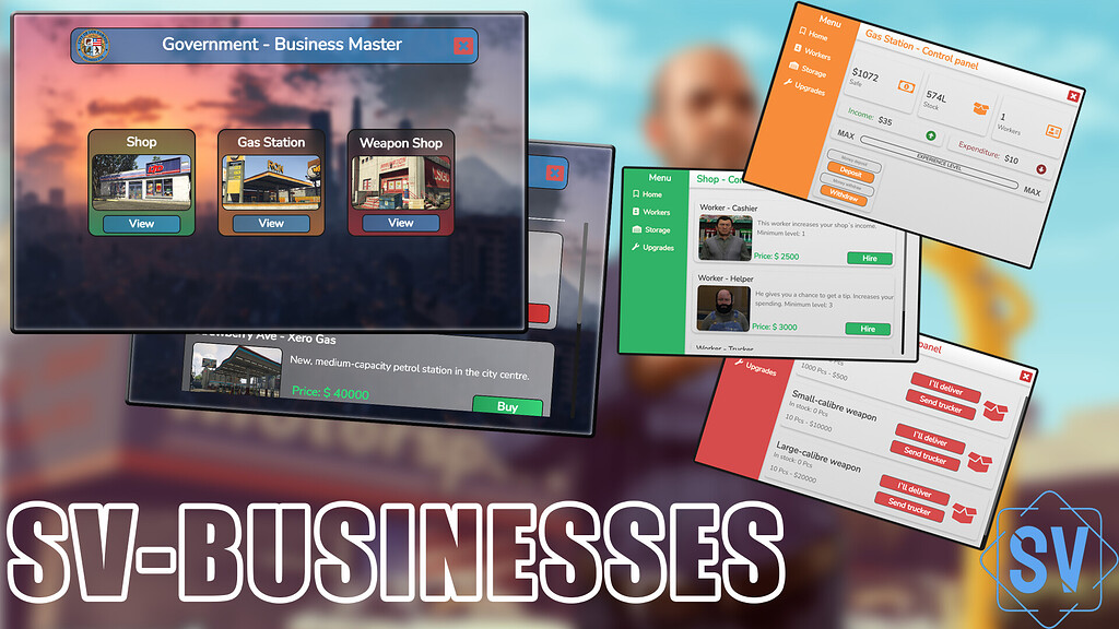 [ESX] SV-BUSINESSES - FiveM Releases - Cfx.re Community