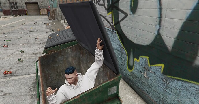 Hide In A Dumpster [Sync Emote] [STANDALONE] thumbnail 2