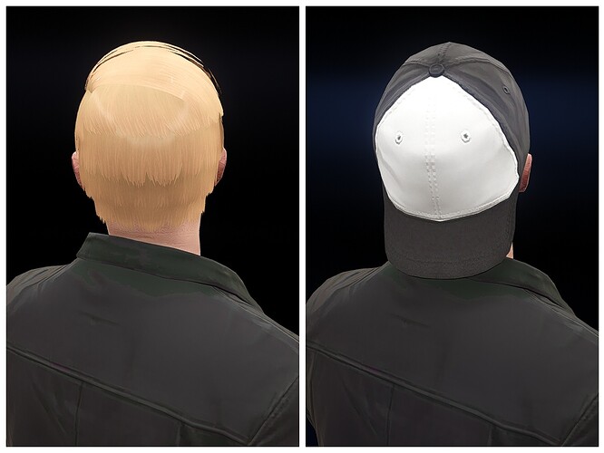 [PAID] Hairstyle 12 for MP Male compatible with caps thumbnail 2