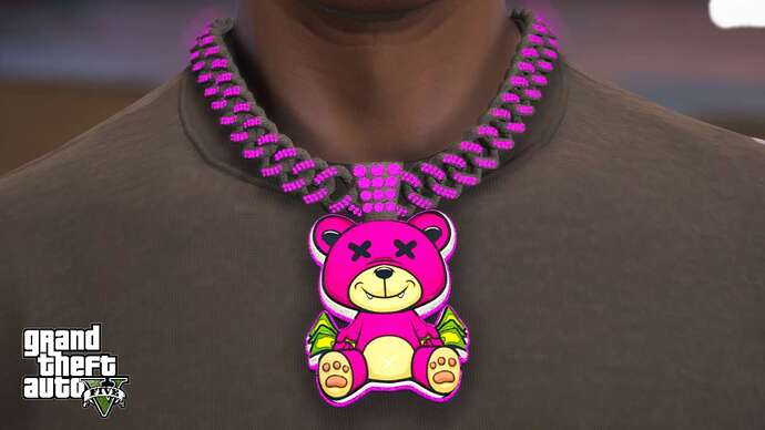 GTC Designs-Pink-Teddy-Cuban-Chain-1-for-MP-Male-Fivem-Ready