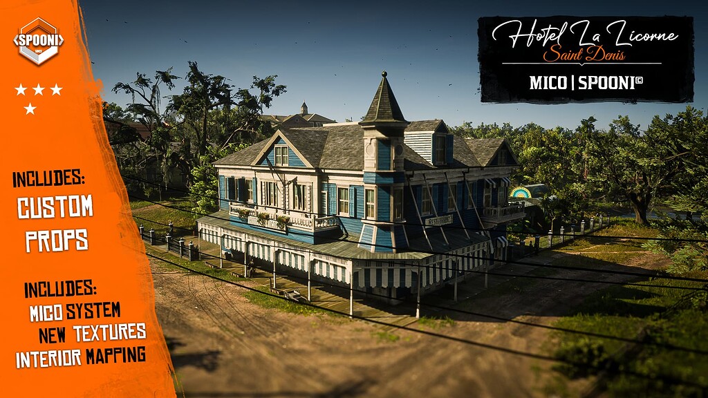[NOW OPEN] SD Hotel Licorne - RedM Releases - Cfx.re Community
