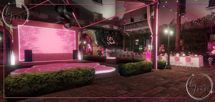 DJ booth with dance floor!