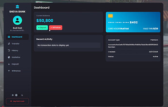 Modern FiveM Bank UI  [FREE] Thumbnail