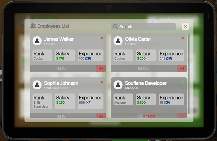 Employees List
