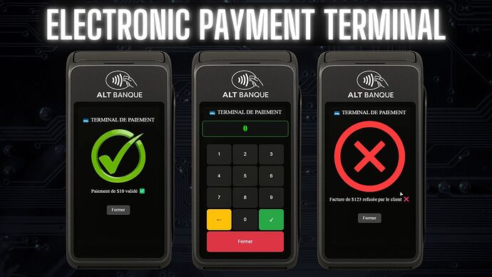 Electronic payment terminal