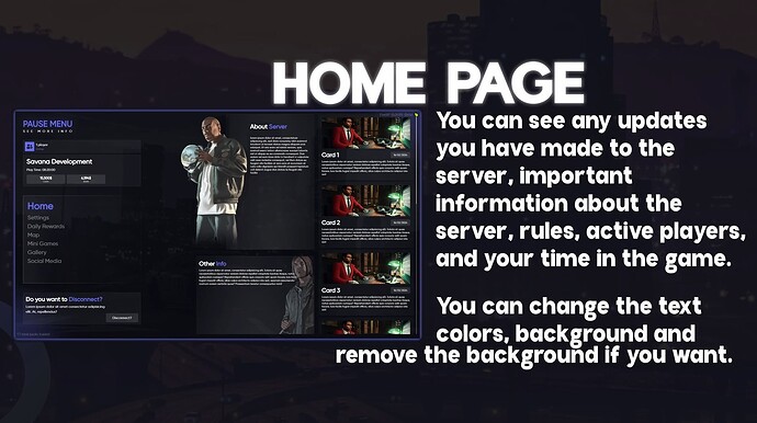 [SAVANA] Advanced Pause Menu [QB/ESX/QBOX] thumbnail 3