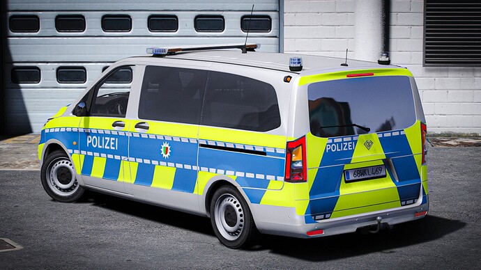 Benefactor Van Police / Polizei NRW thumbnail 3