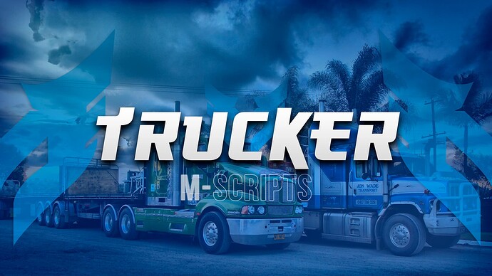 [QB/ESX] m-Trucker - 3 Deliveries - Steal Player Trailers - Experience Thumbnail