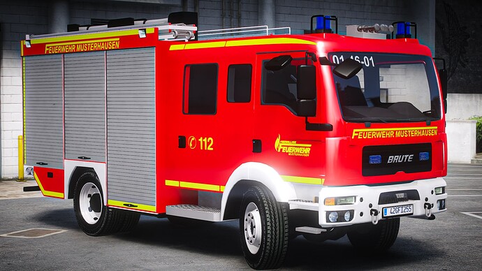 Brute Fire Truck E4  Xenon Optic - ELS thumbnail 2