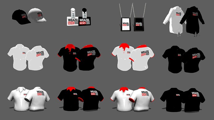 [PAID] Weasel News - Clothing - Male / Female thumbnail 2