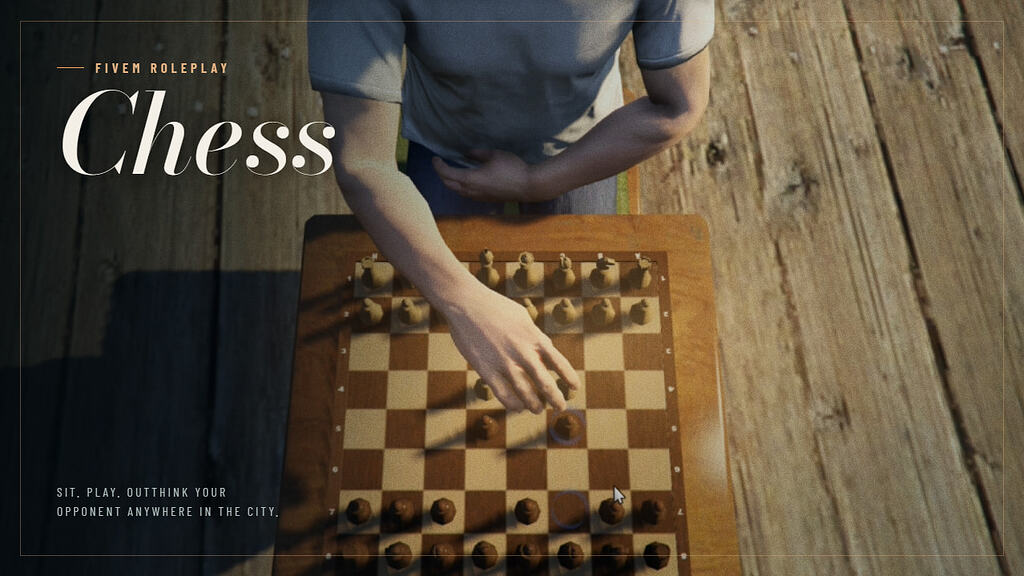 [开源]国际象棋世界棋盘上的真实3D国际象棋（PvP、AI、博彩和观赏）-FiveM插件网