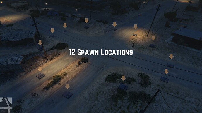 12 Spawn Locations