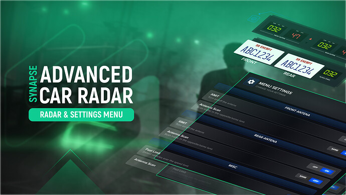 [PAID] Synapse Advanced Radar | Configurable Radar System | Easy to use | Police Radar Thumbnail