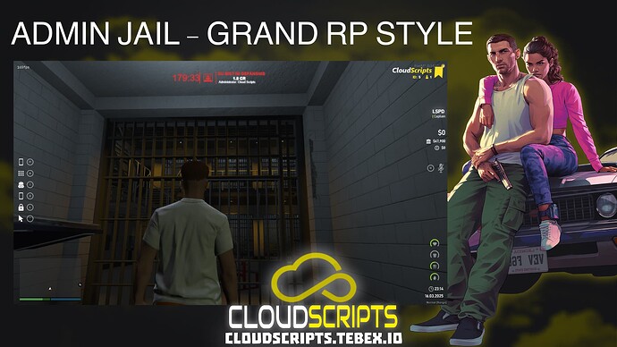 [paid ] admin jail - esx - qb - grand rp style Thumbnail
