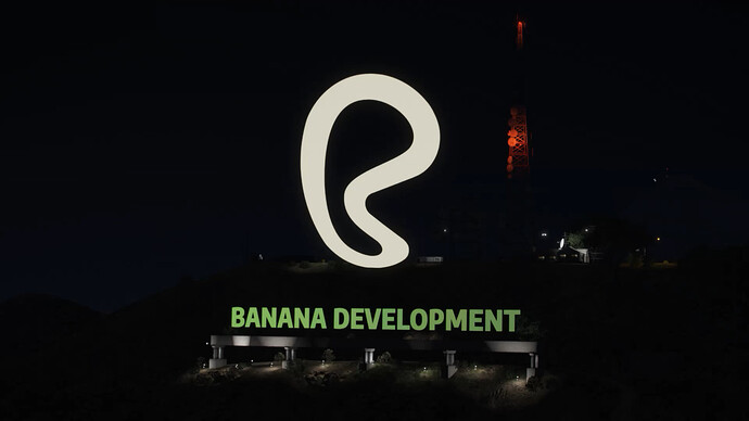 Editable Vinewood Sign - 360° Animated  thumbnail 2