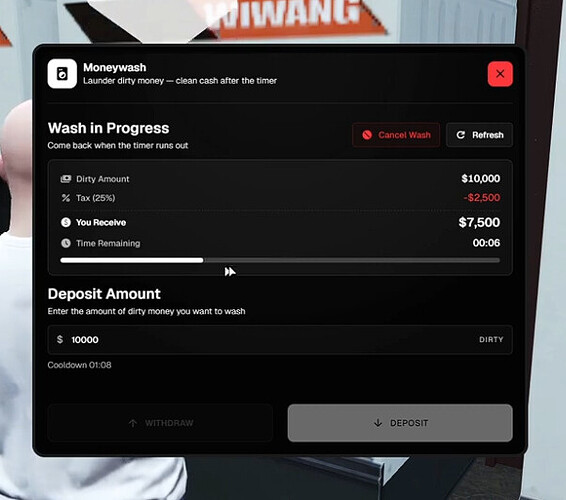 [FREE] Money Wash System [ESX/QB/QBOX]