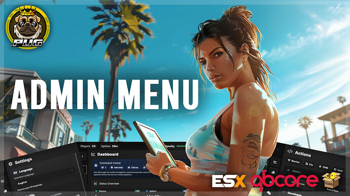 Admin Menu [QBOX] [ESX] [QBCore]