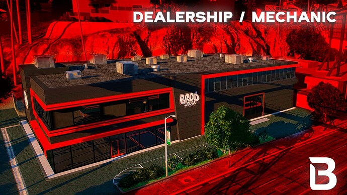 [MLO[PAID] Dealership / Mechanic - FIVEM MAP Thumbnail