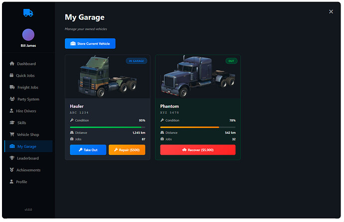 [PAID] Ultimate Trucker Simulator - FiveM Script | ESX & QBCore | Party System + NPC Drivers thumbnail 16