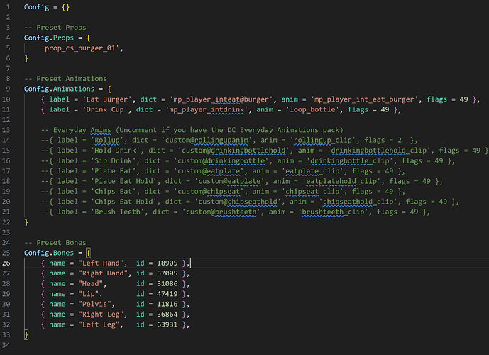 config