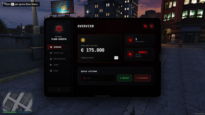 [ESX] Flash Boss Menu V1 | Premium Tablet UI 2