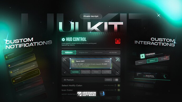 [PAID] FRKN UI KIT SYSTEM - Interactions , Minigames , Progressbars , Me/Do , Notify Thumbnail