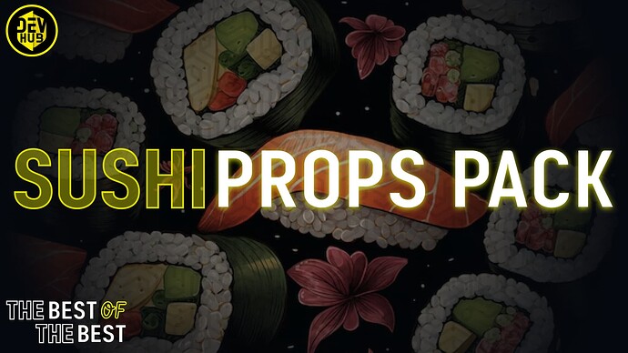 sushi props pack