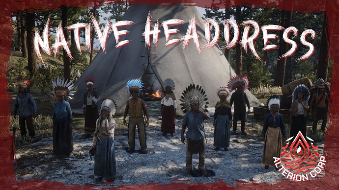 Native headdress minia