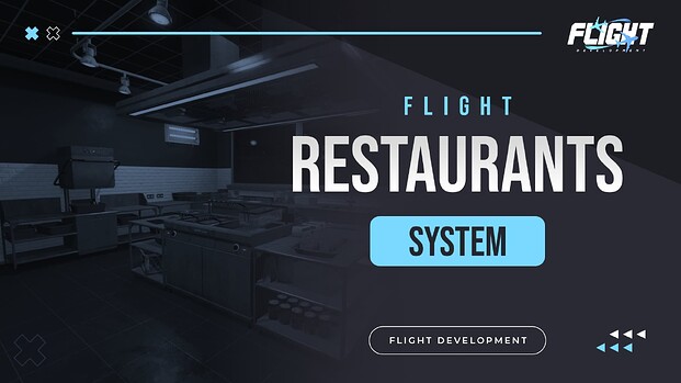 Flight Restaurants | Business Script | QB - ESX - Custom Thumbnail
