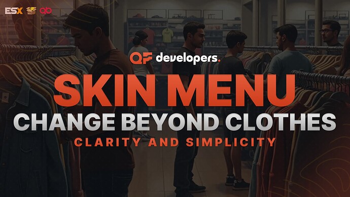 Clean Modern Skin Menu [ESX/QBOX/QB] Thumbnail