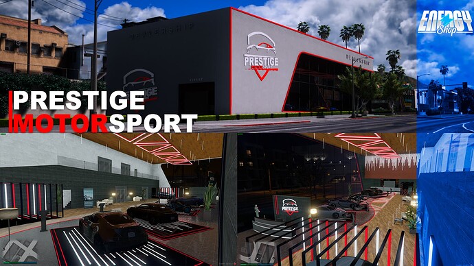 [FiveM MLO] Prestige Motorsport Dealership [Luxury] Thumbnail
