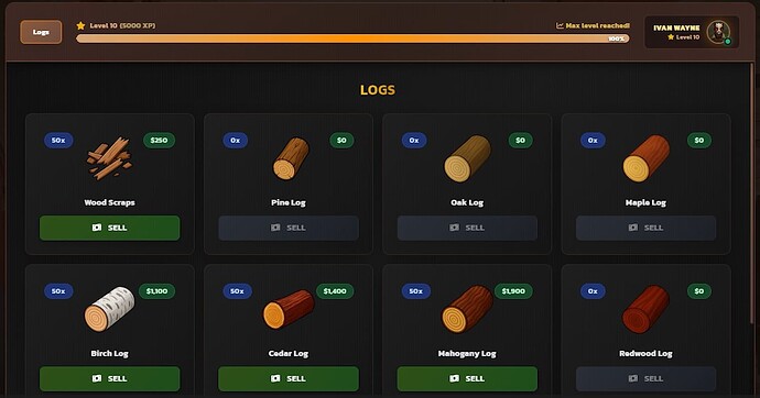 Advanced Lumberjack | Tools, Logs, Sawmills, Deliveries, Levels & much more! thumbnail 3