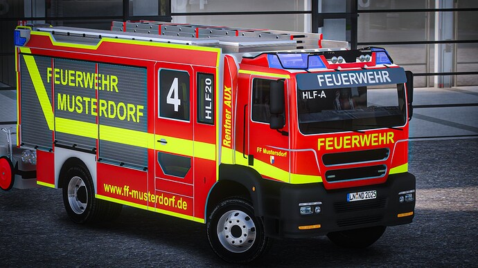 [NON-ELS + ELS]MTL RENTNER FIRETRUCK thumbnail 3