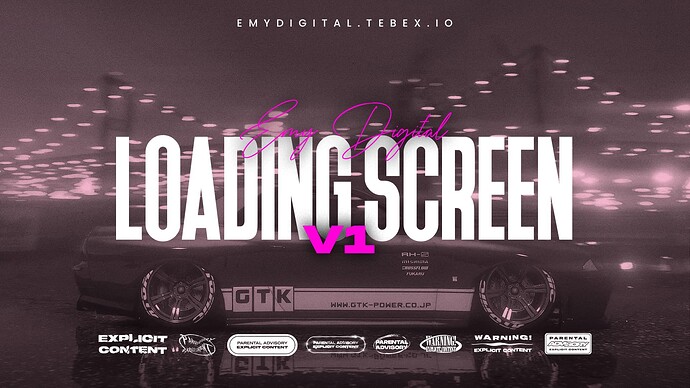 loading screen psd