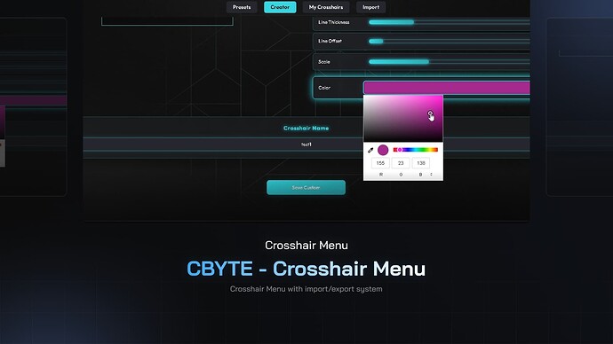 Crosshair with Import / Export System Thumbnail